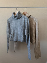 Load image into Gallery viewer, GLOOMY DAYS TURTLENECK SWEATER - OATMEAL
