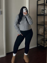 Load image into Gallery viewer, GLOOMY DAYS TURTLENECK SWEATER - HEATHER GREY
