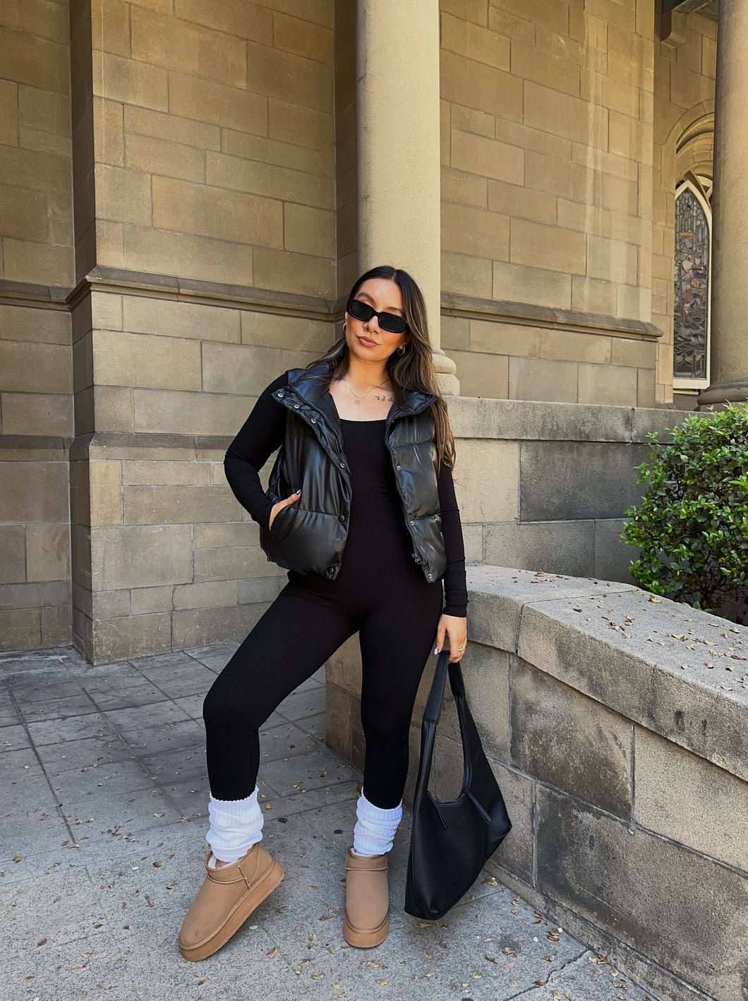 DON'T MIND ME LEATHER VEST