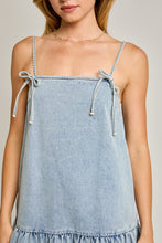 Load image into Gallery viewer, COQUETTE DENIM DRESS
