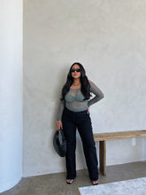 Load image into Gallery viewer, READ MY MIND CARGO PANT - BLACK
